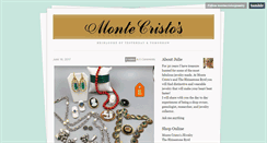 Desktop Screenshot of blog.montecristosjewelry.com